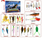 Christmas Fishing Tackle Advent Calendar 24Days Surprise Countdown Calendar