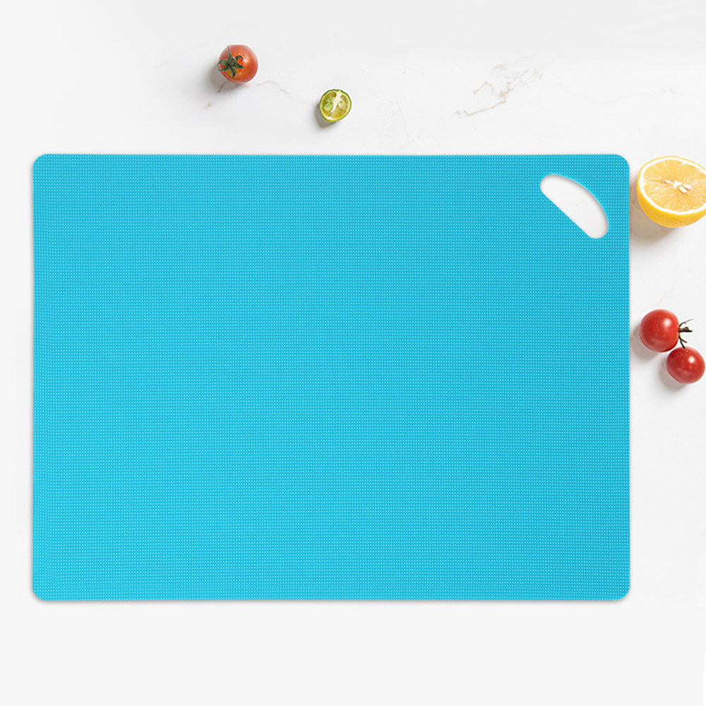 6 Pack Flexible Plastic Cutting Mats Non Slip Kitchen Cutting Boards Set with Food Icons