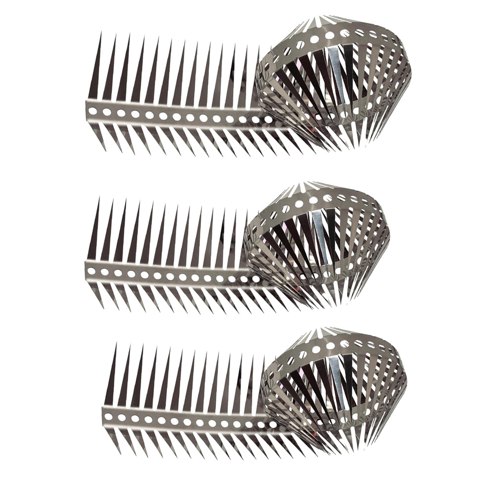 3Pcs Trimmable Stainless Steel Bird Spikes for Outdoor Pigeons and Other Small Birds