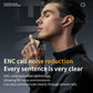Bluetooth 5.4 Wireless Earbuds with ANC ENC Noise Cancelling and Touch Control