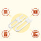 6Pcs U-Shaped Adjustable Sliding Lock for Cabinet