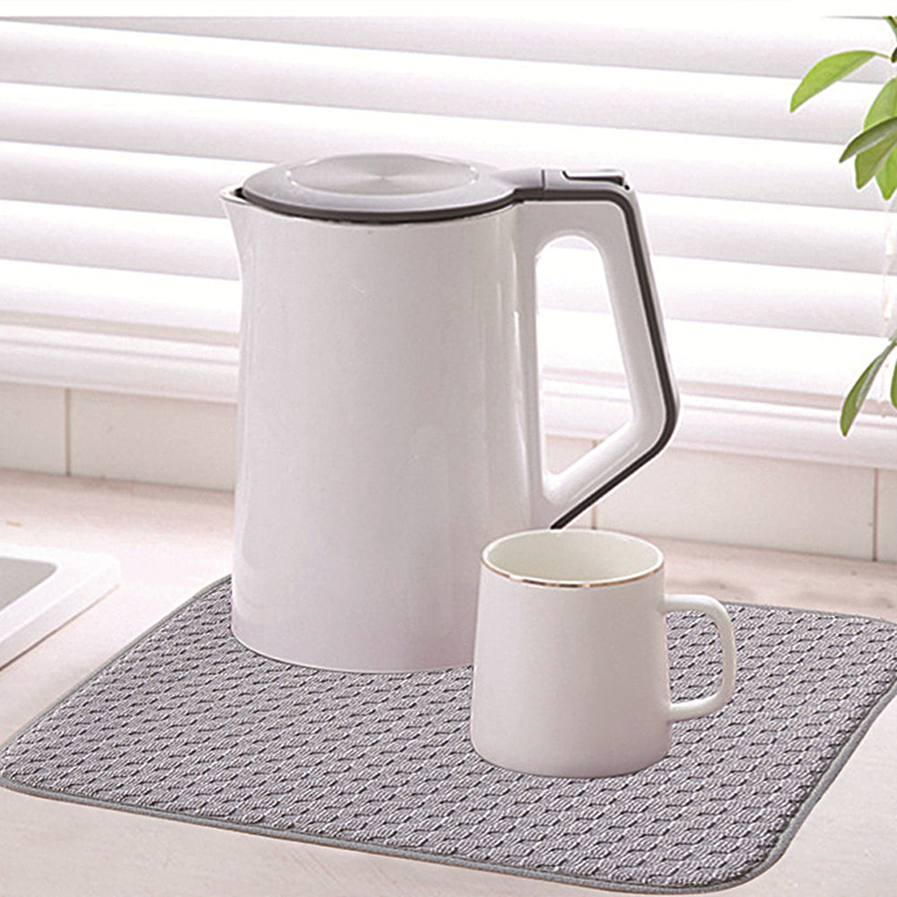 45x60cm Microfiber Dish Drying Mat for Kitchen Counter