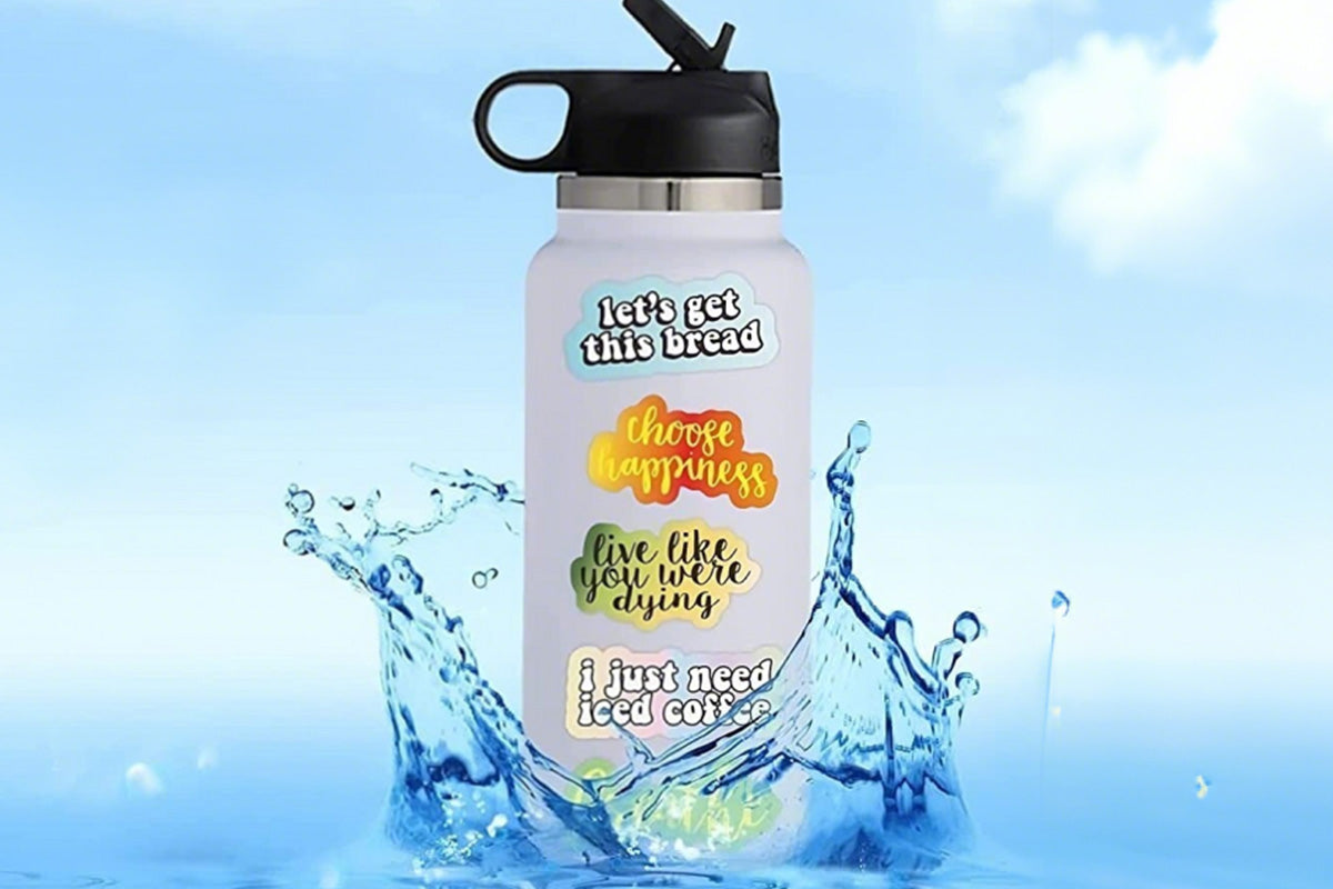 100pcs Motivational Stickers Pack Positive Quote Scarpbooking Laptop Cars