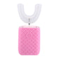 U-Shaped Automatic Electric Toothbrush with Sanitizing Cup-Pink