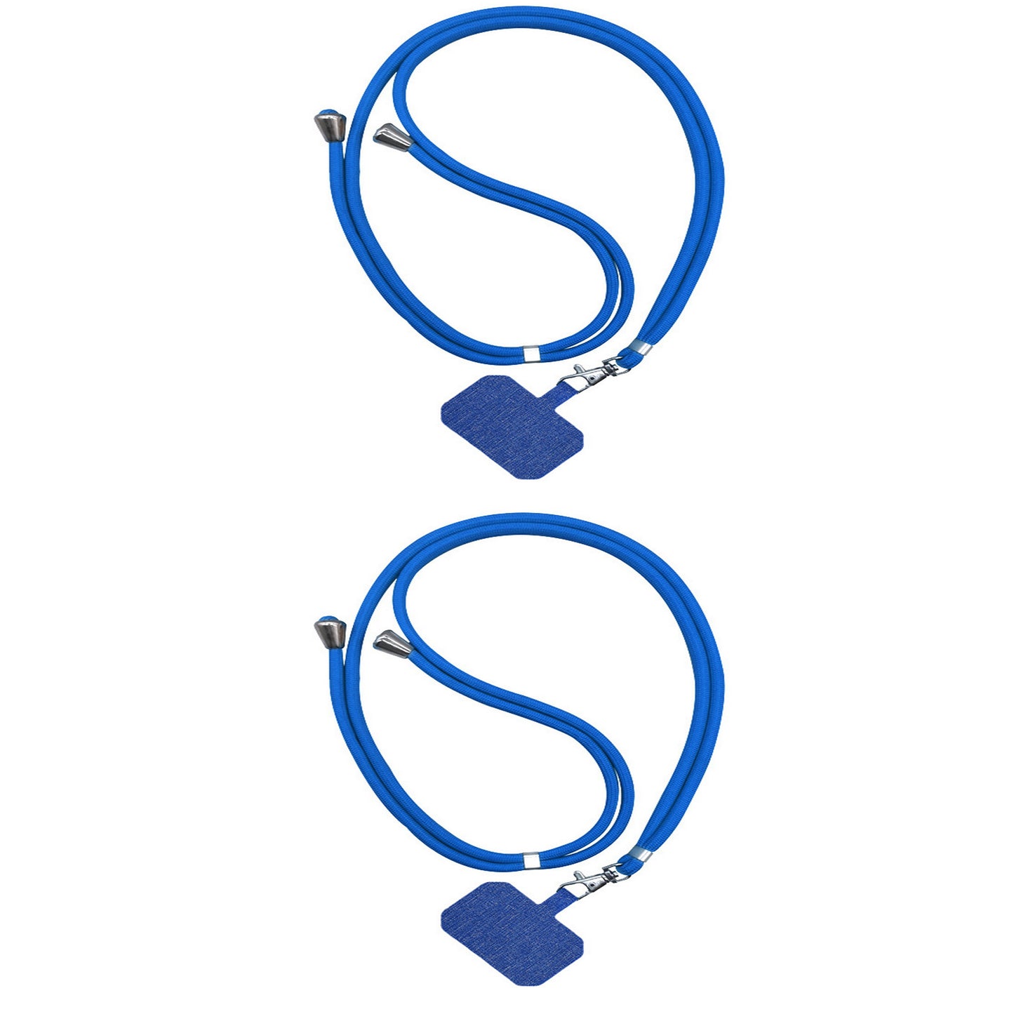 2Pcs Mobile Phone Lanyard Adjustable Anti-lost Patch Neck Holder