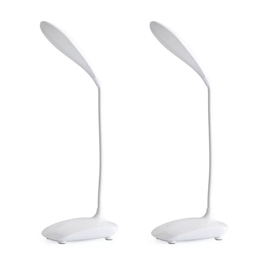 2Pcs LED Touch Table Light Flexible Desk Lamp Reading Lamp with 3 Levels Brightness