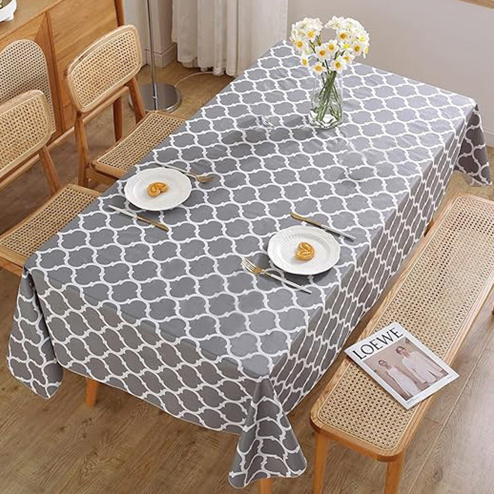 Moroccan Pattern Tablecloth Rectangle Dining Table Cover Christmas Party Decor