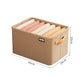 2Pcs Clothing Storage Box Steel Frame Drawer Organizer with Handles
