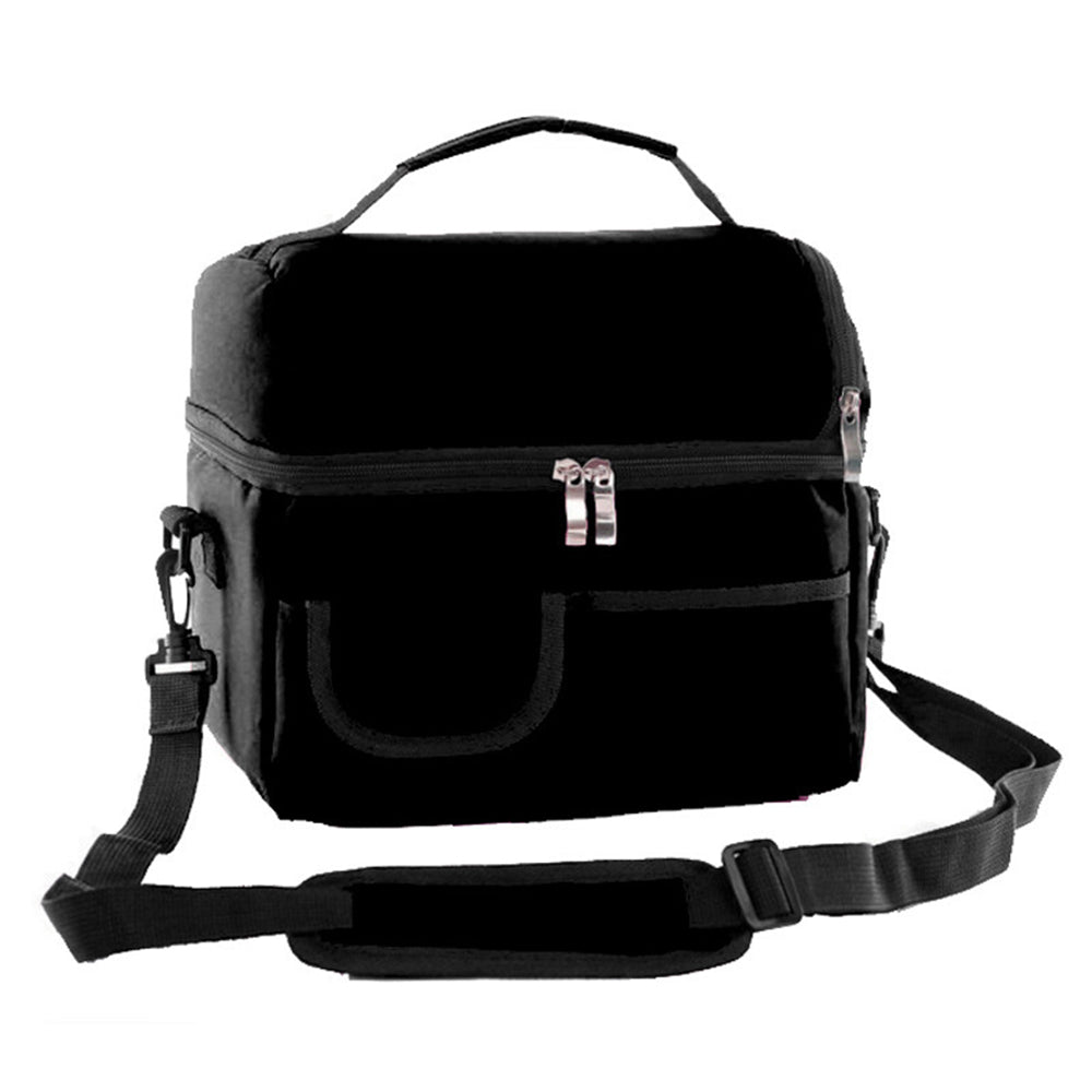 Large Insulated Cooler Lunch Bag Double Layer