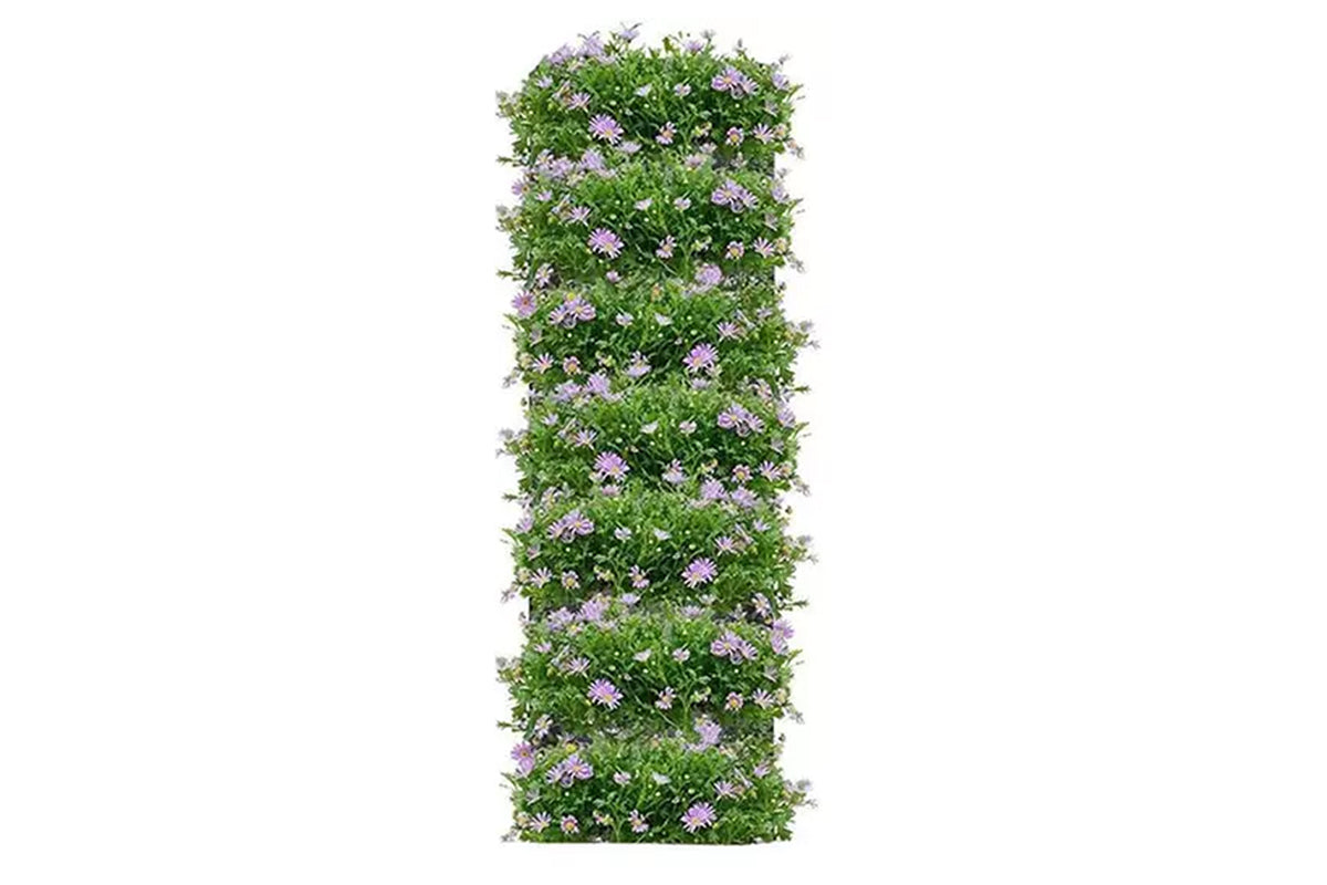 7 Pocket Wall Hanging Planting Bag Vertical Flower Grow Pouch Planter -Green