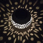 2Pcs Hollowed Shadow Outdoor Solar Lamp