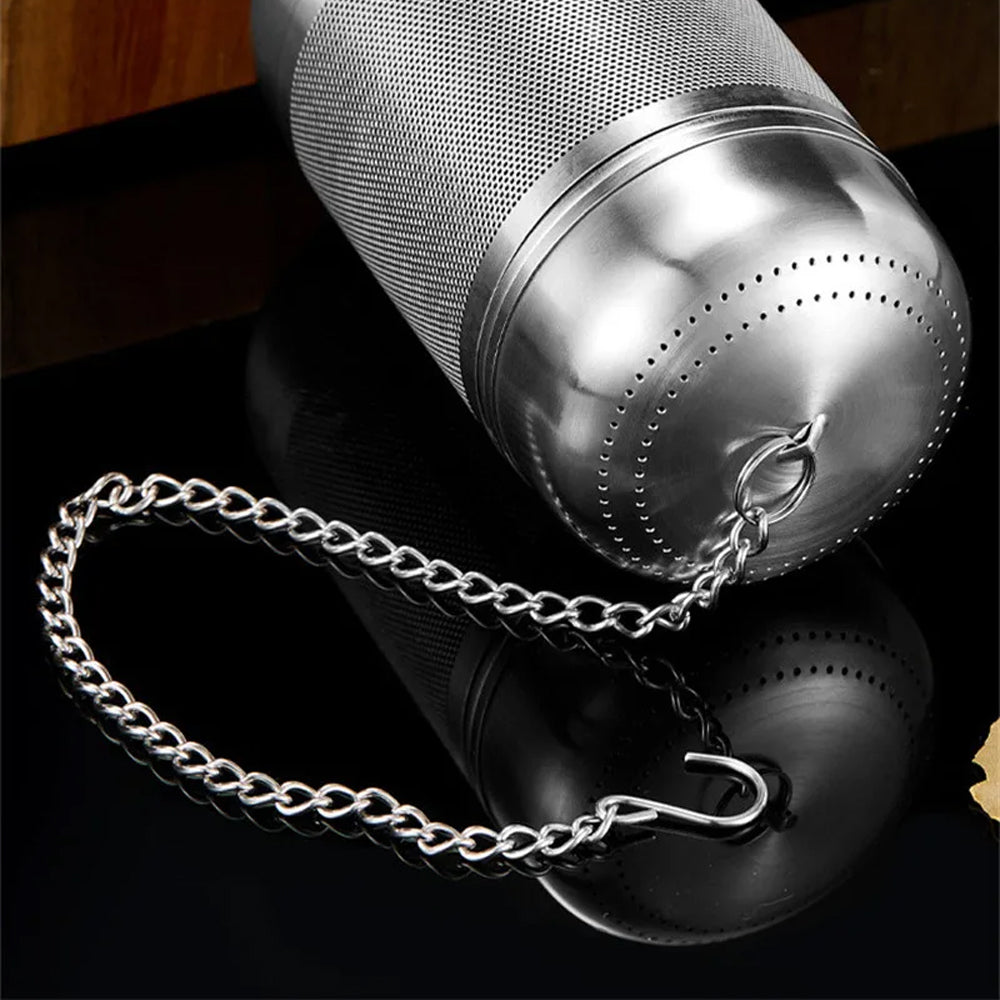 Strainer Tea Infuser with Chain Hook and Lid