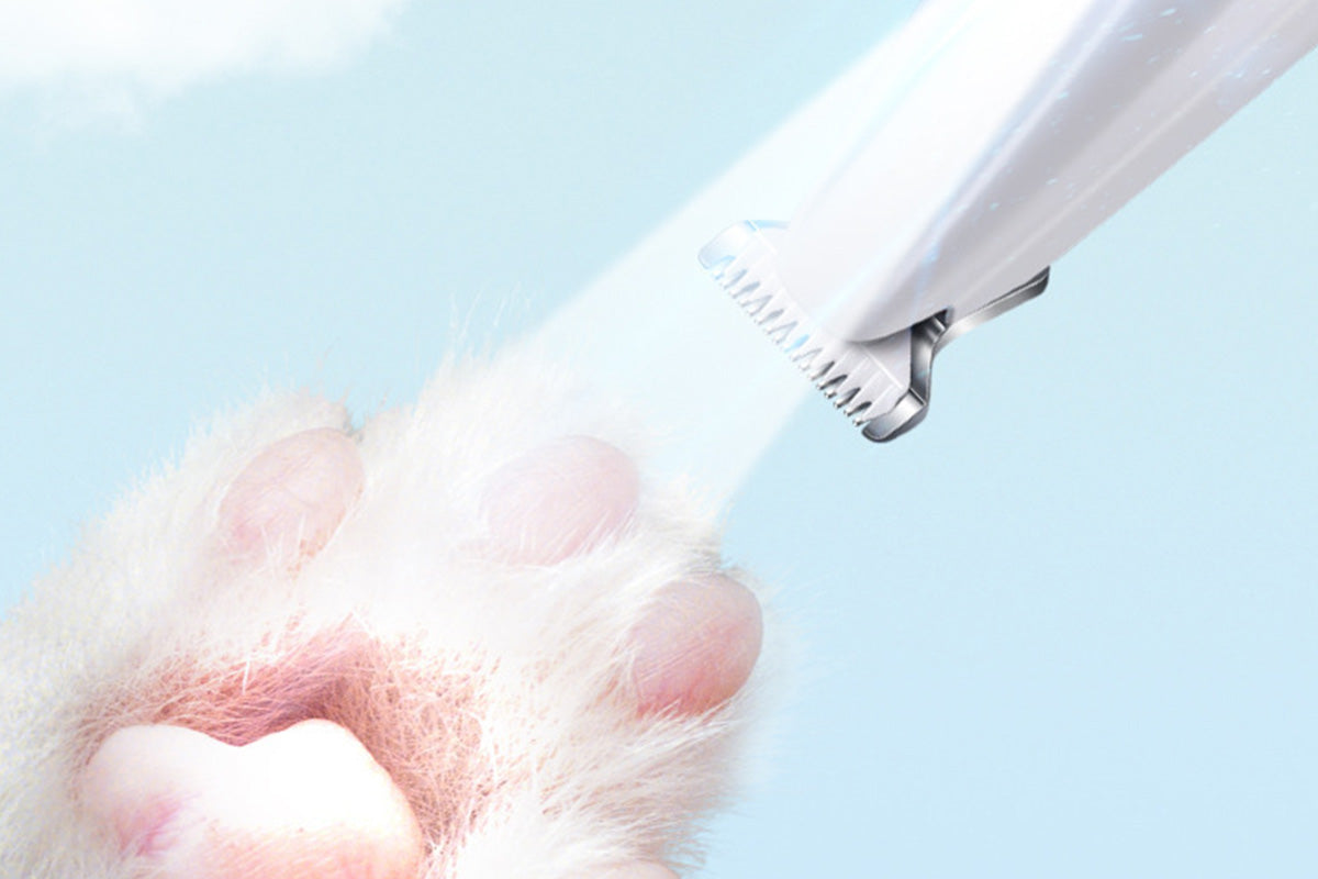 Dog and Cat Grooming Trimmer LED Electric Pet Paw Hair Cutter