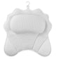 Bath Pillow with Headrest and 6 Suction Cups for Tub Support and Relaxation
