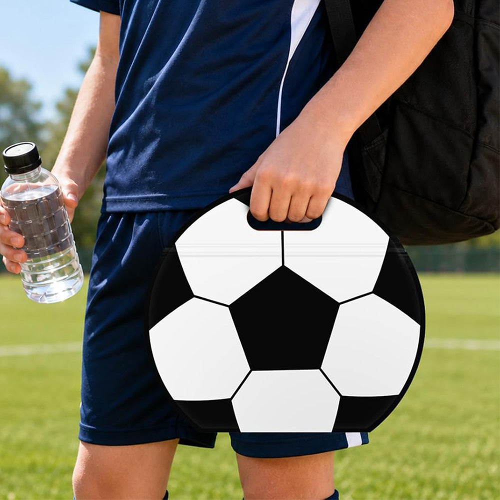20 Soccer and American Football Resealable Candy Bags with Handles