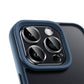 2 Pack Metal Camera Lens Protector for iPhone 16 Pro Max Tempered Glass Cover