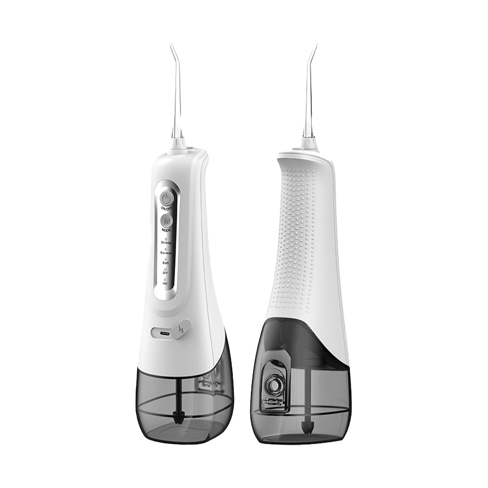 Cordless Electric Oral Teeth Cleaning Water Flosser with 6 Jet Tips