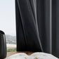 Blackout Curtain Panel with Black Liner Heat & Light Blocking Drapes