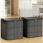 3 Pack 180L Foldable Clothes Storage Bags with Handles 50x50x70cm