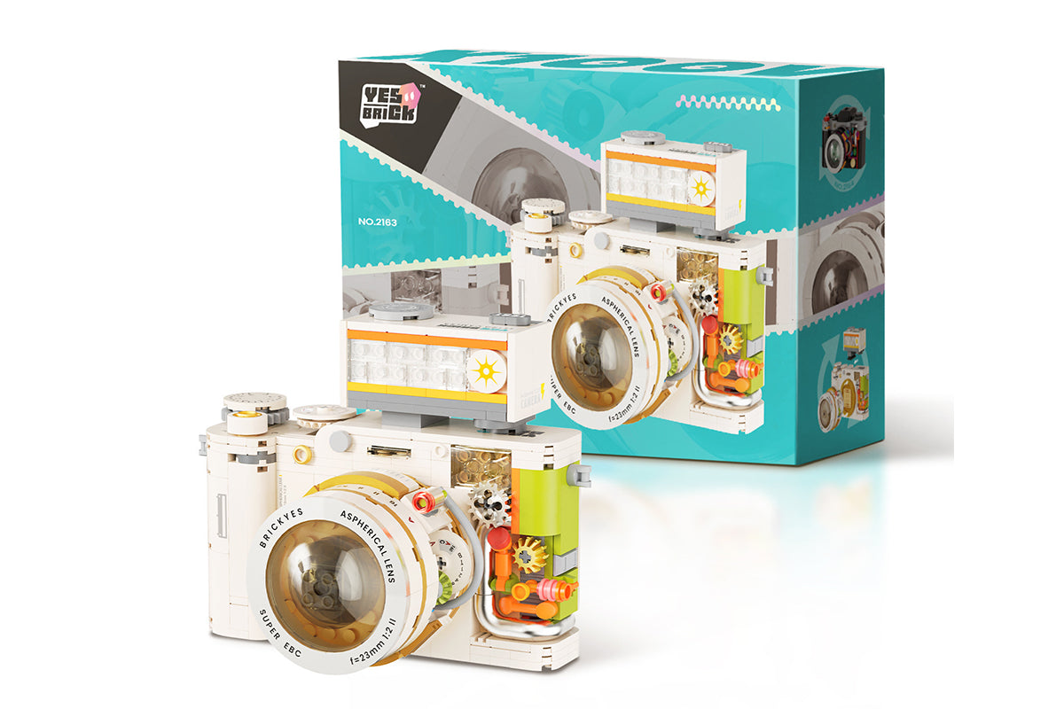 508pcs Cameras Building Blocks Vintage Camera Models Building Set