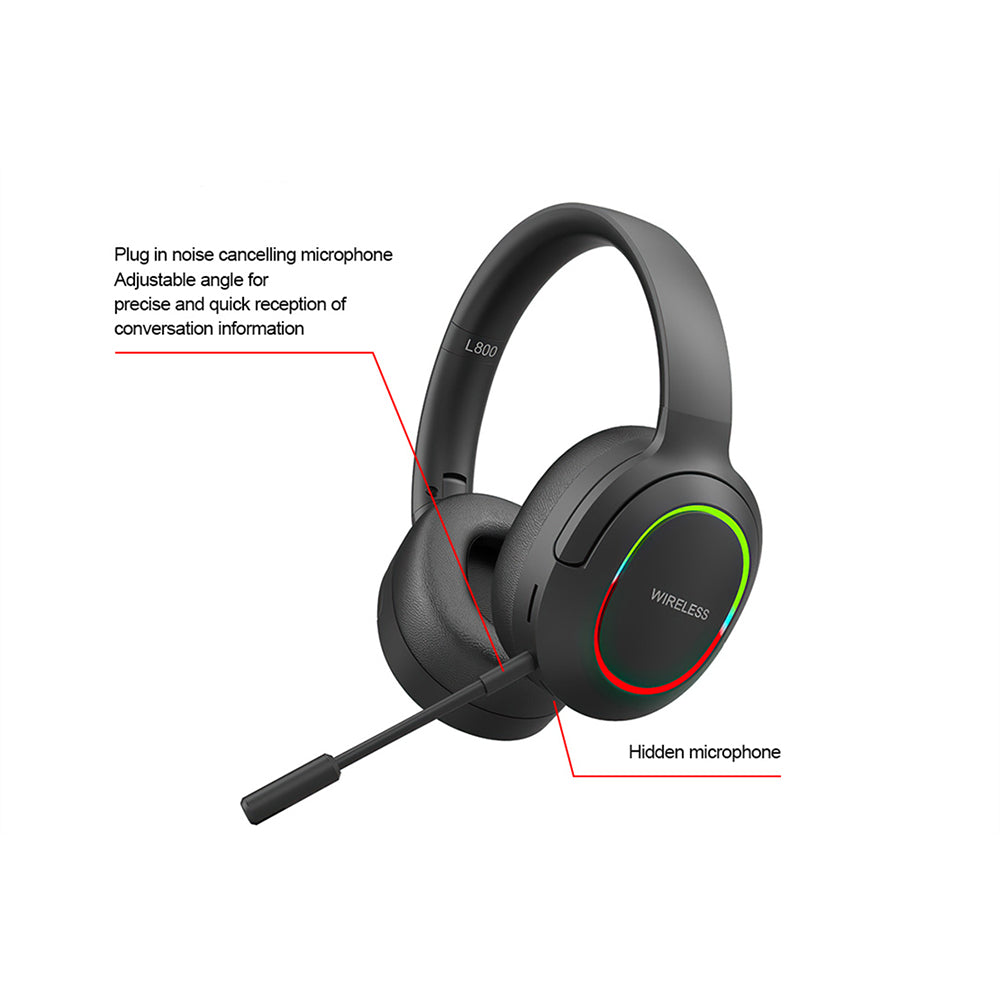 Wireless Gaming Headset Headphone with Microphone Volume