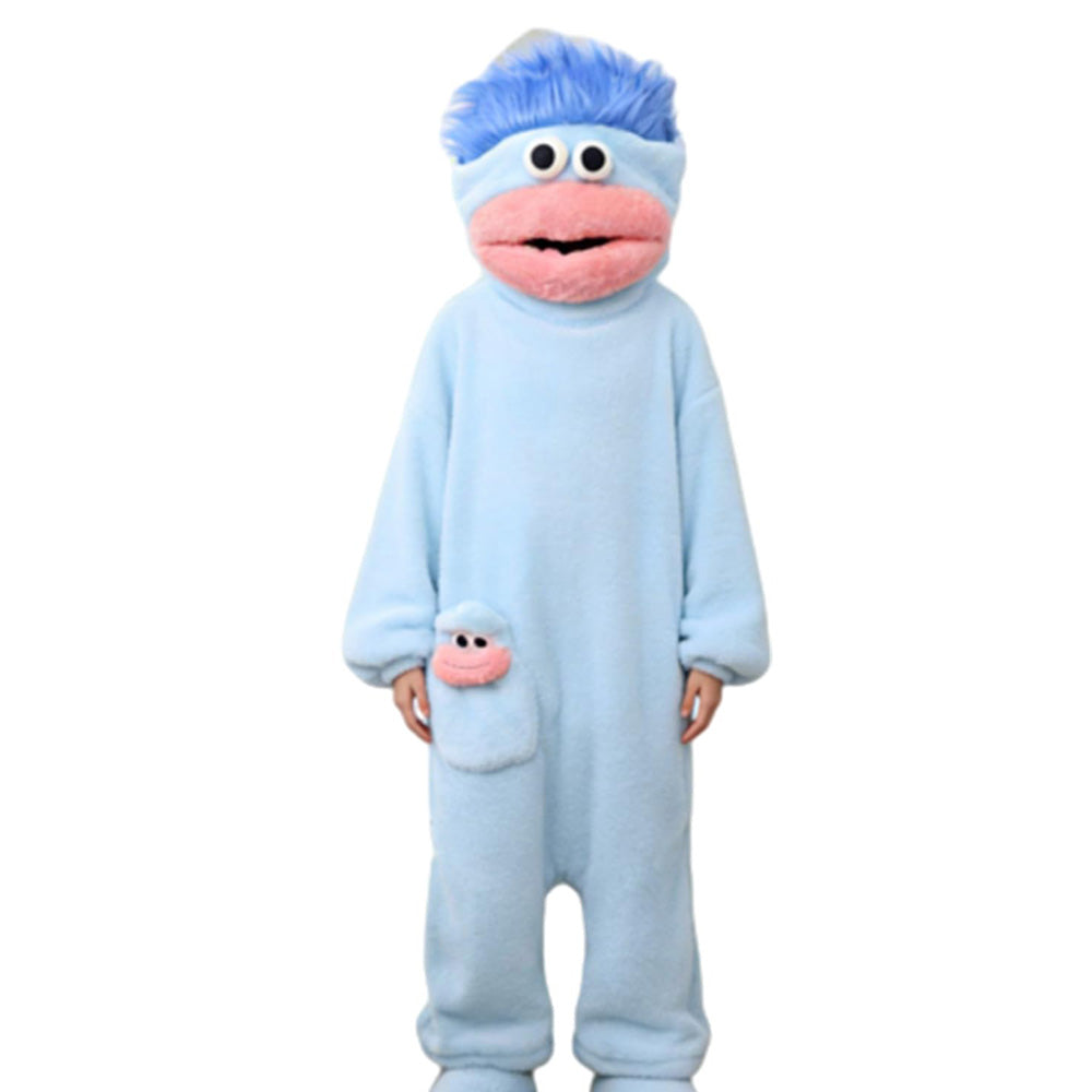 Monster Onesie Big Mouth Monster Onesie Soft Plush Loungewear for Sleeping-Style 2