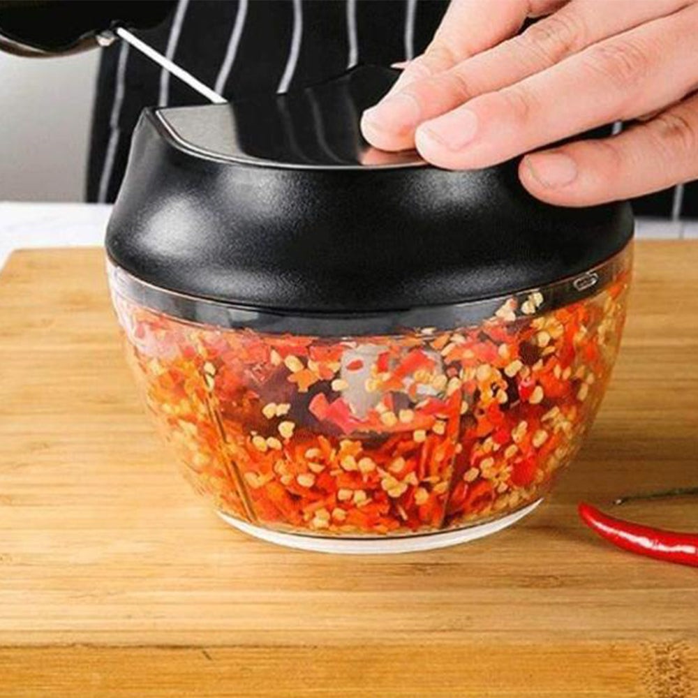 2Pcs Pull String Manual Vegetable Fruit Slicer Mixer