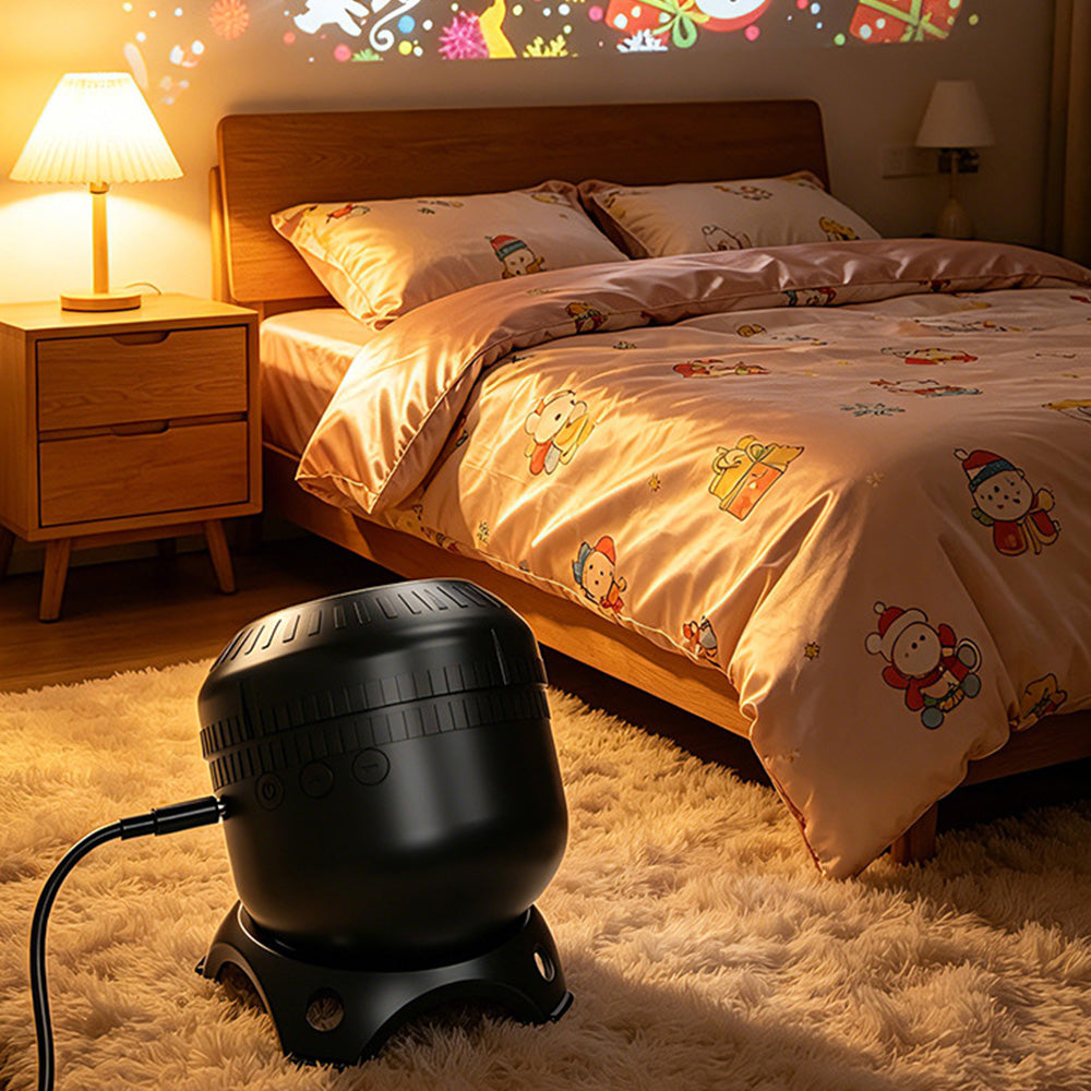 Christmas Projector Lights with 8 Pattern Festival Decoration Projector for Bedroom Living Room Car