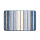 Bath Mat Soft Absorbent Microfiber Rug for Shower Floor-Blue