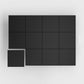 12Pcs Large Felt Bulletin Board Cork Boards for Walls Office Classroom Pin Board