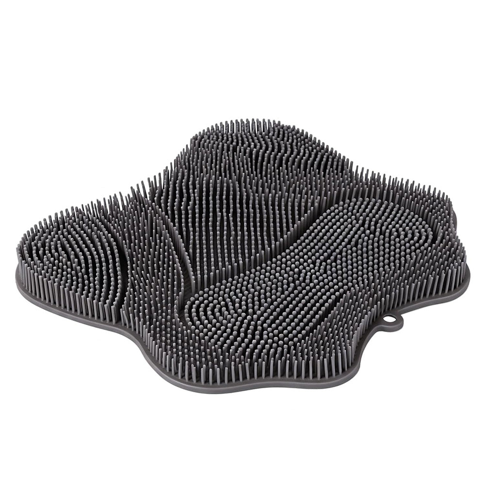 30x28cm Non Slip Suction Back and Foot Cleaning Mat for Showers