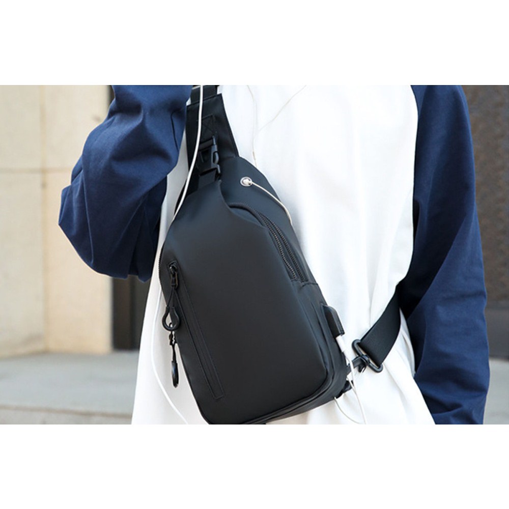 Water-Resistant Sling Bag Anti-Theft Chest Pack
