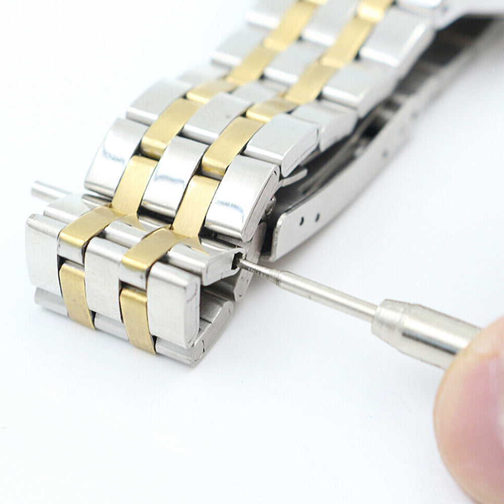 360Pcs 8-25mm Stainless Steel Watch Band Spring Bars Strap Link Pin with 2Pcs Watch Band Link Remover