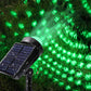 4Pcs LED Solar RGB Outdoor Projector Landscape Lamp