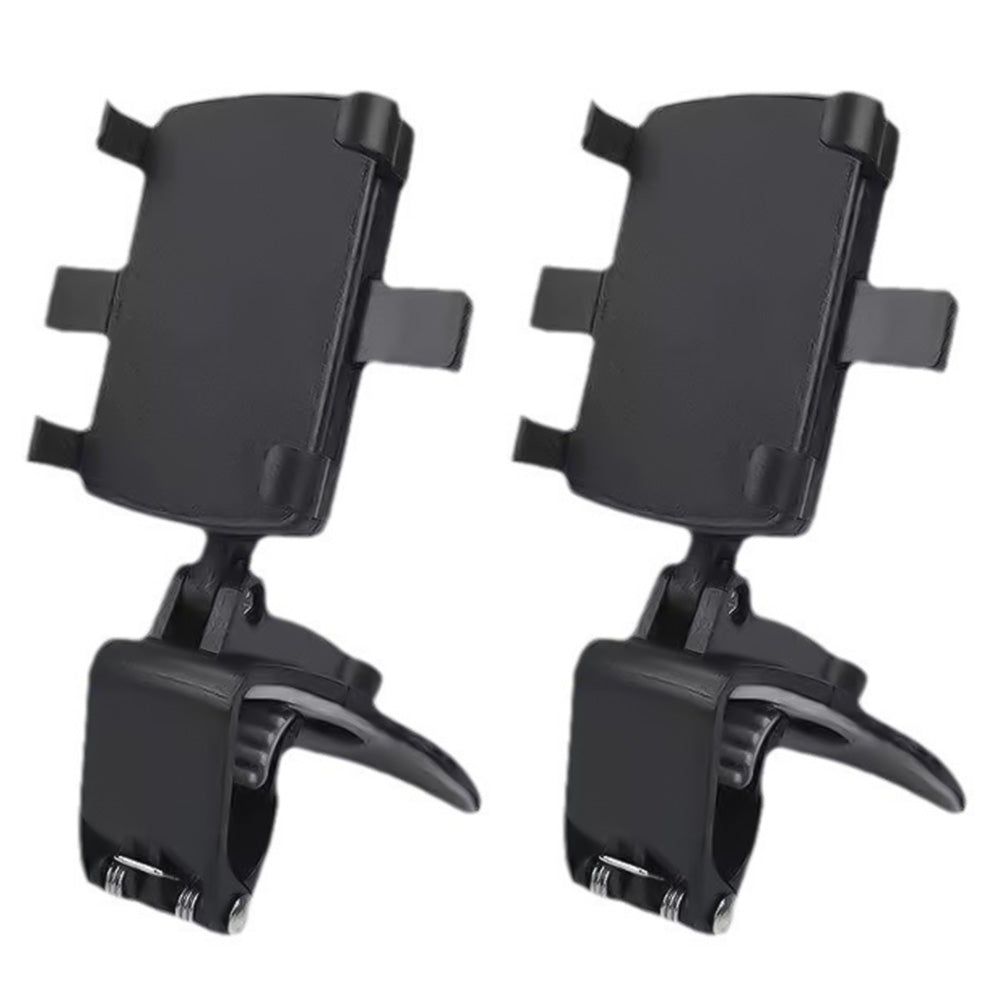 2-Pack Adjustable Car Dashboard Phone Holder Mount for Driving
