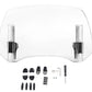 Universal Motorcycle Windshield Extension Adjustable Clip On Windscreen Deflector