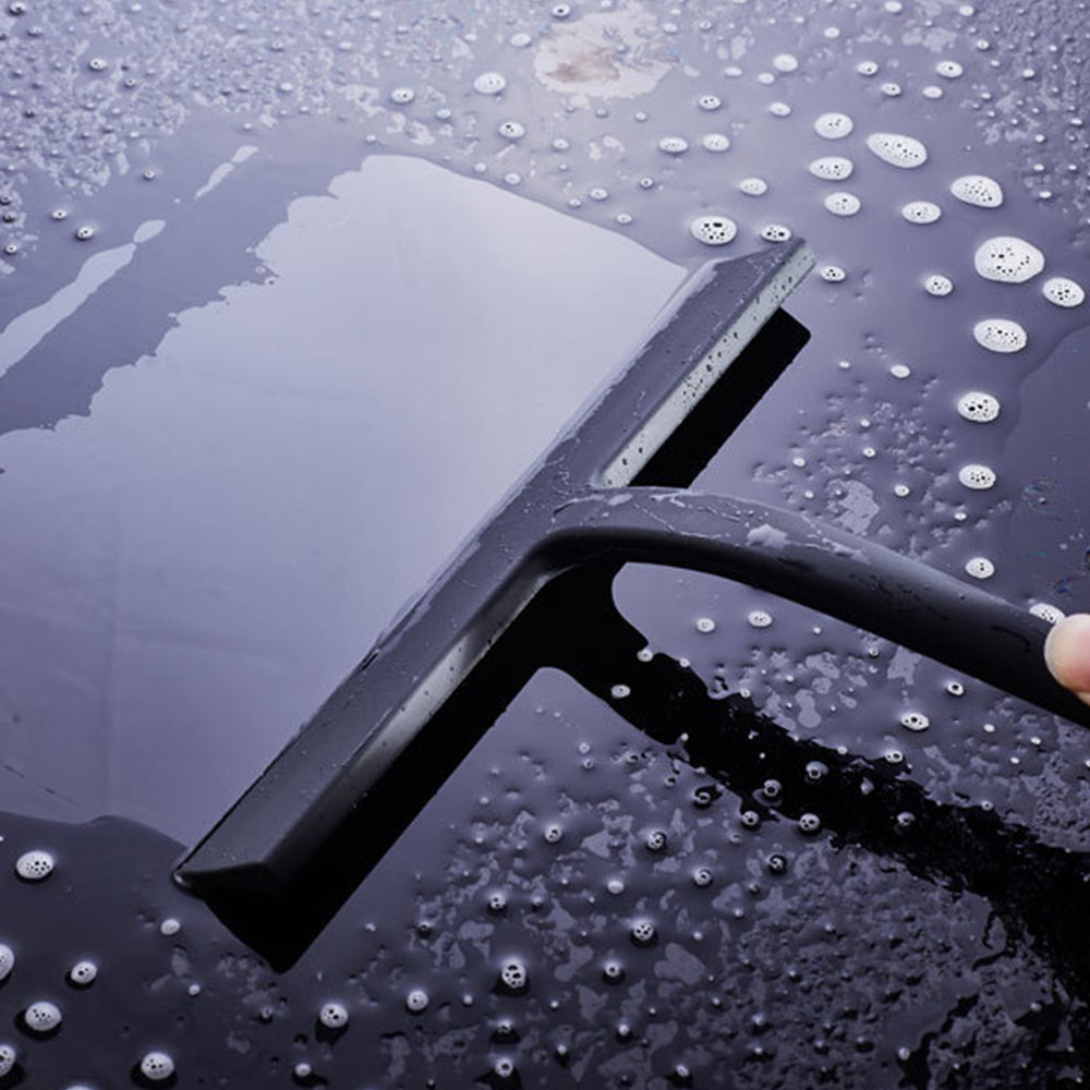 Silicone Squeegee with Built in Hook for Bathroom Glass Mirror Window Car