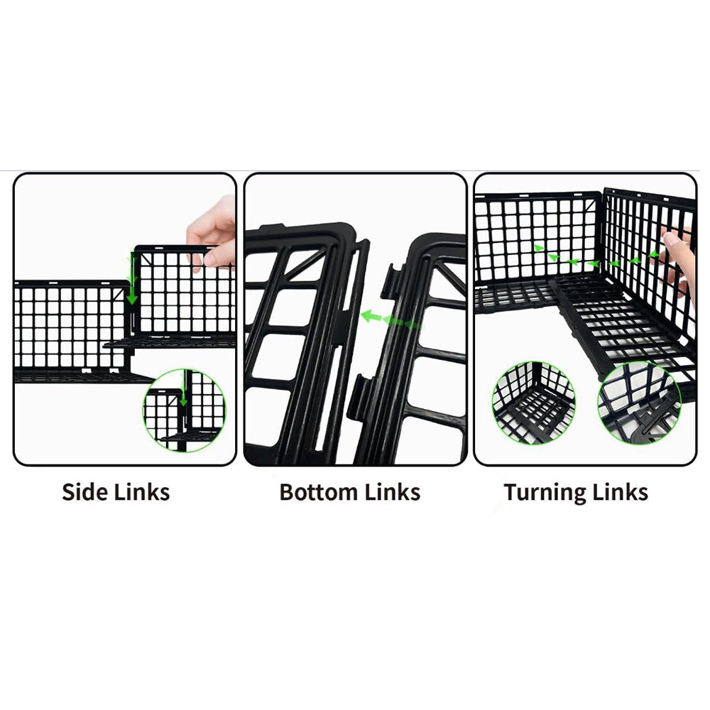 20Pcs Under Bed Blocking Fence Detachable Fruit Basket
