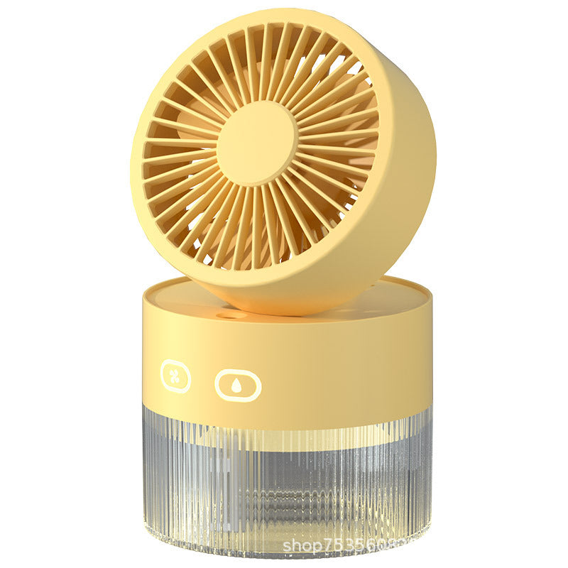 Portable USB Cooling Spray Air Humidifier Fan