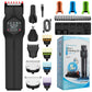 Mens Electric Beard Trimmer IPX7 Waterproof Cordless Hair Clippers Grooming Kits for Mustache Body Face Ear Nose