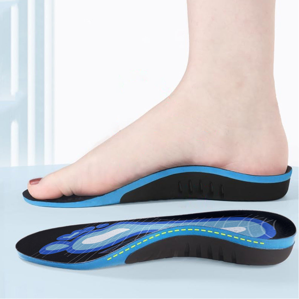 Insoles Support Shock Absorption High Arch Flat Feet Work Shoe Insert