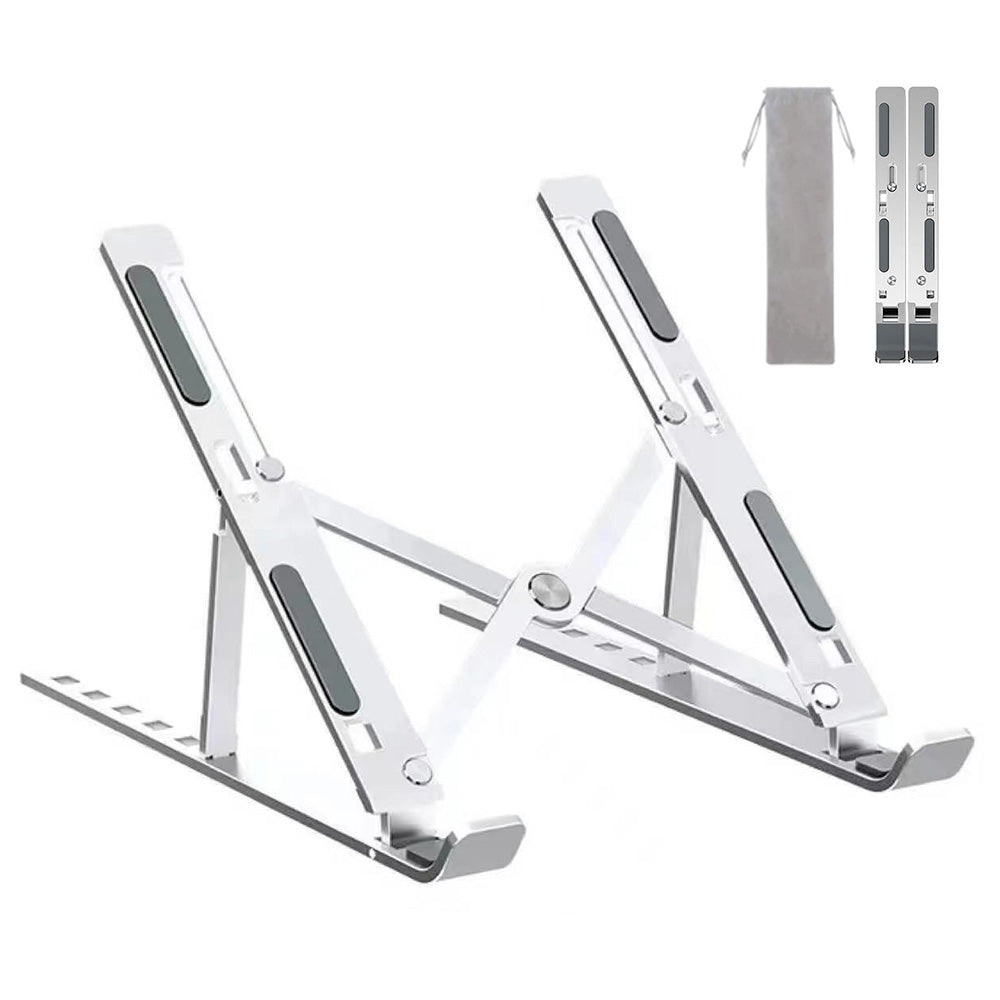 Foldable Portable Aluminum Laptop Tablet Stand with 6 Height Levels