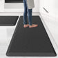 Cushioned PVC Floor Mat for Kitchen and Office-Black