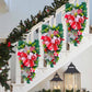 Christmas Hanging Upside Down Tree Candy Decoration for Door Wall