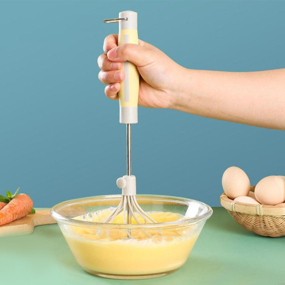 Stainless Steel Press Semi-Automatic  Egg Mixer