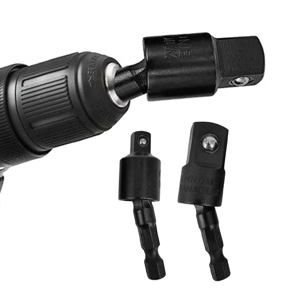 1/4 3/8 1/2 In Hex Socket Adapters with Angle Drill Adaptor