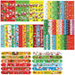 100Pcs Slap Bracelets Party Bracelet Gifts Birthday Decorations for School Holiday