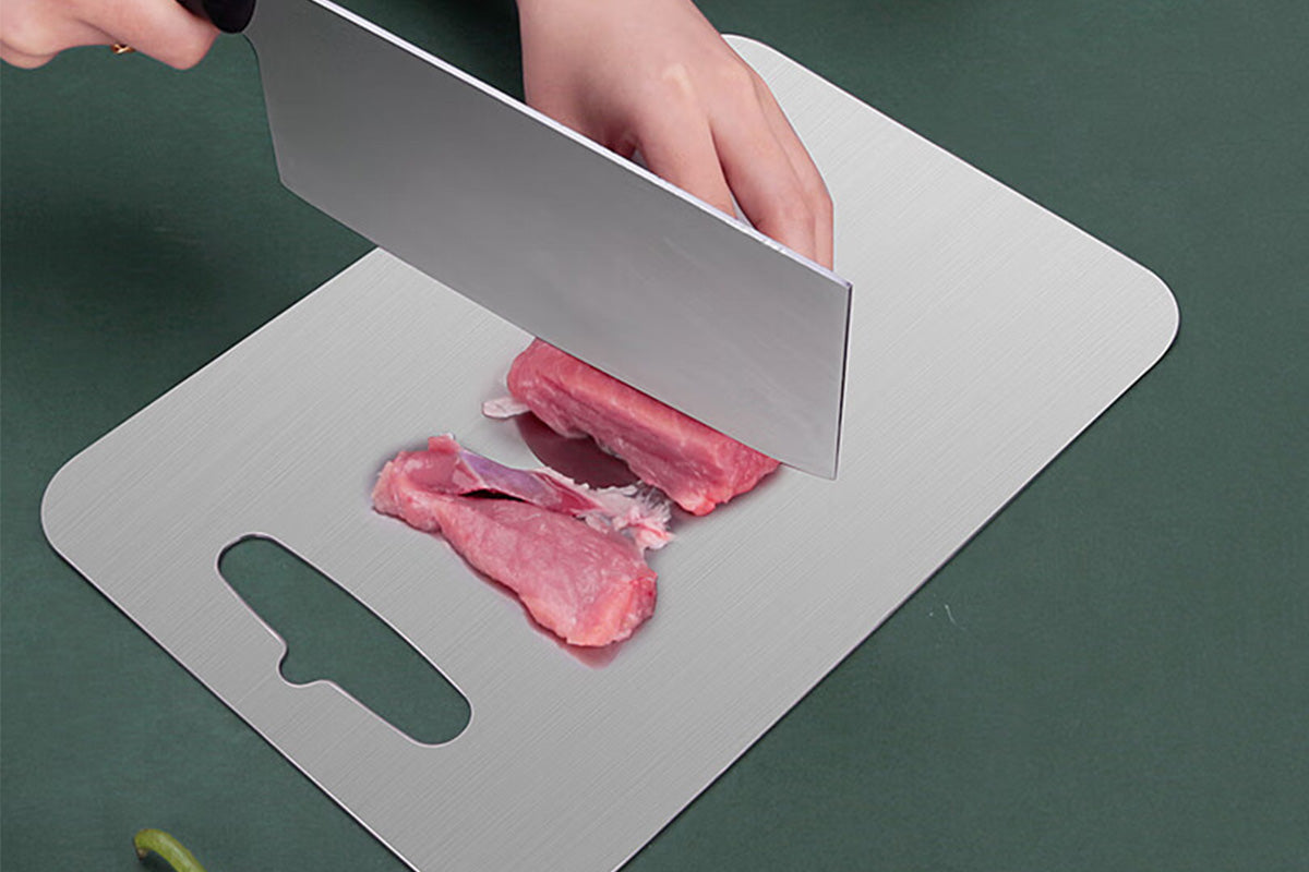 Pure Titanium Durable Kitchen Cutting Board for Meat Fruit and Vegetable