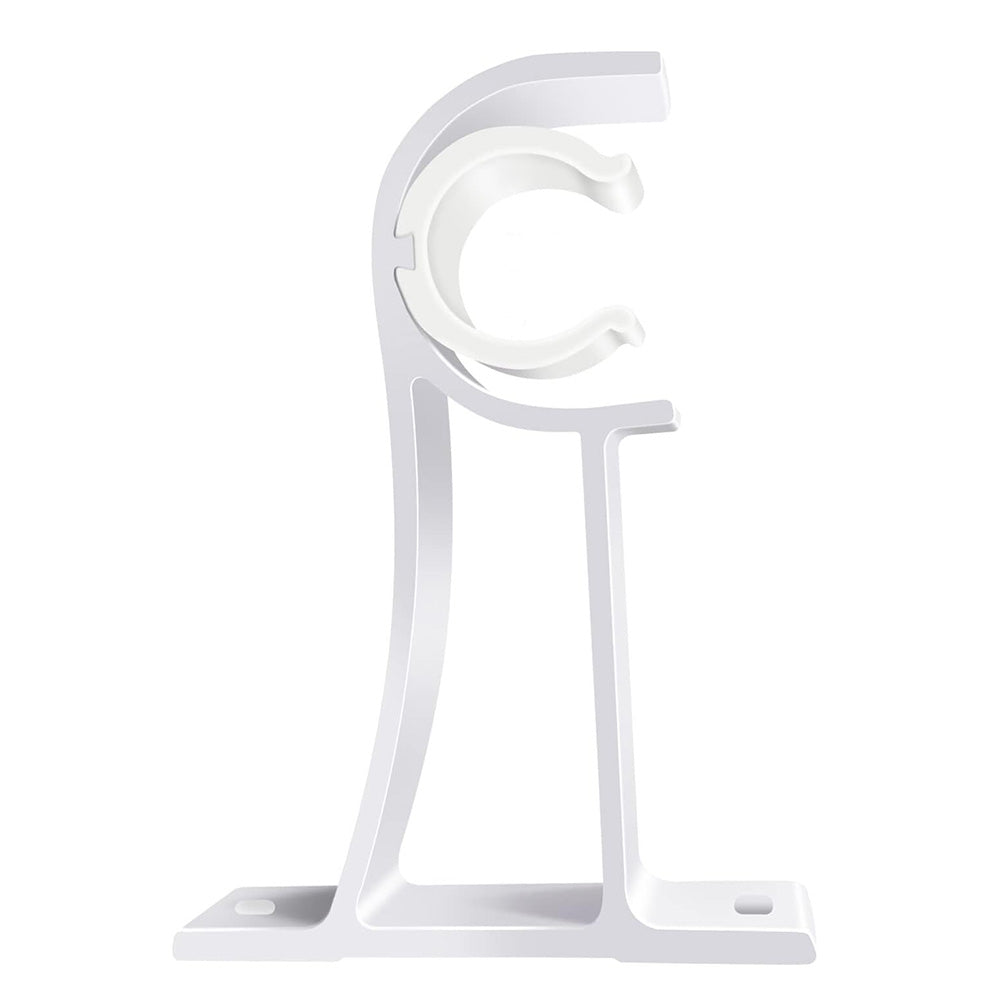 2 Pack Thickened Aluminum Alloy Curtain Rod Brackets for 28 to 32mm Rods