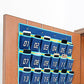 Numbered Classroom Sundries Closet Pocket Chart for Cell Phones Holder